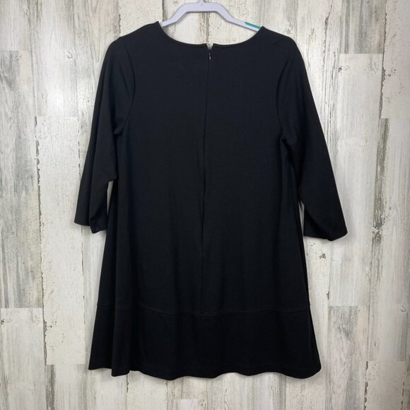 The Nines by Hatch knit midi dress maternity black size Medium comfy classic - Picture 6 of 7